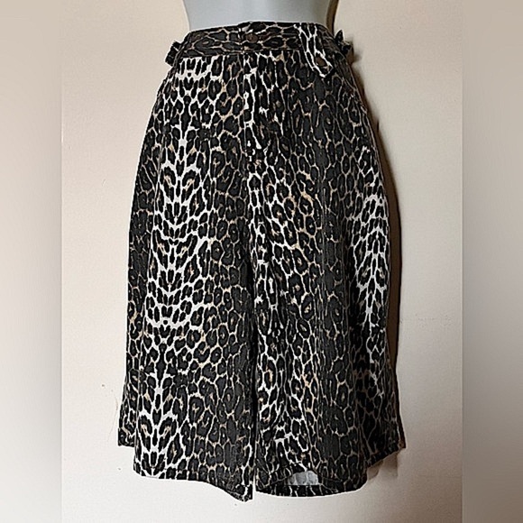Leopard Print Culottes - Picture 1 of 5